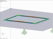 Normal Forces in Weld Under Tensile Stress