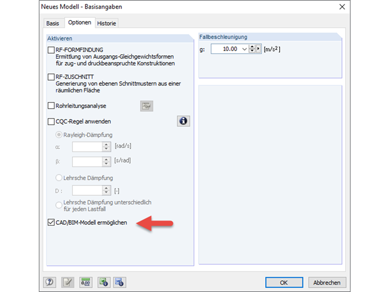 Activating CAD/BIM Model Environment