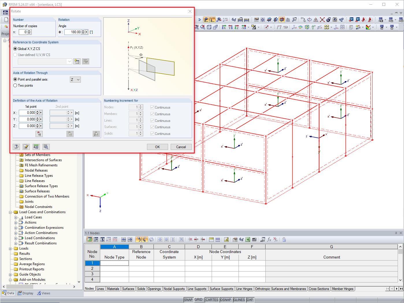 Rotating Entire Model