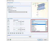 Defining Nonlinear Member Hinge