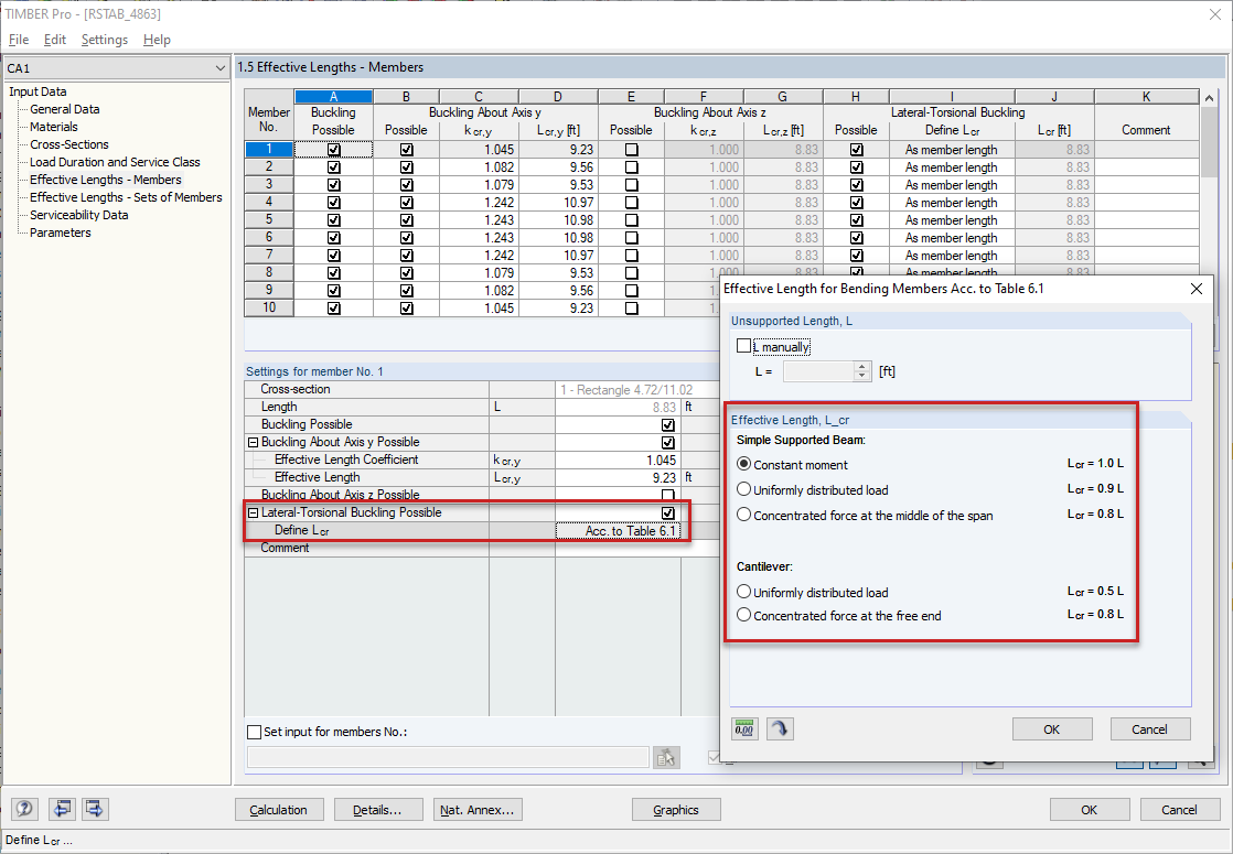 Adjusting Effective Length