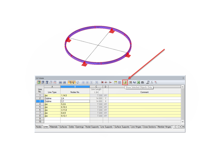 "Show Selected Objects Only" Button 