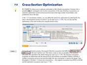 Cross-Section Optimization