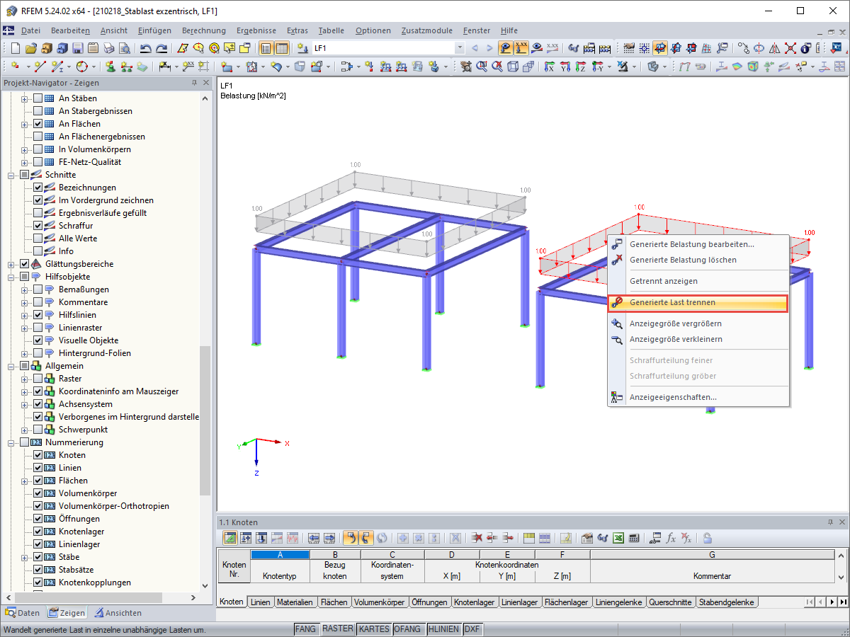 Disconnecting Generated Load