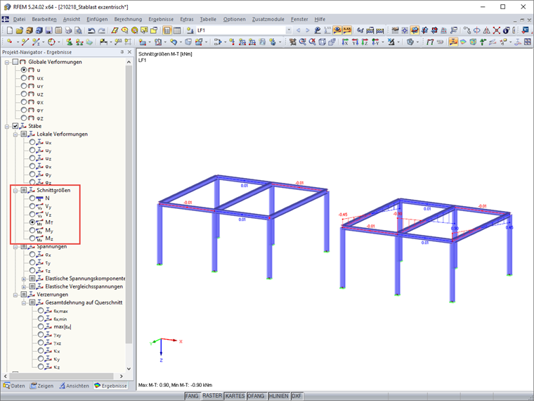 Comparison - Torsional Moment