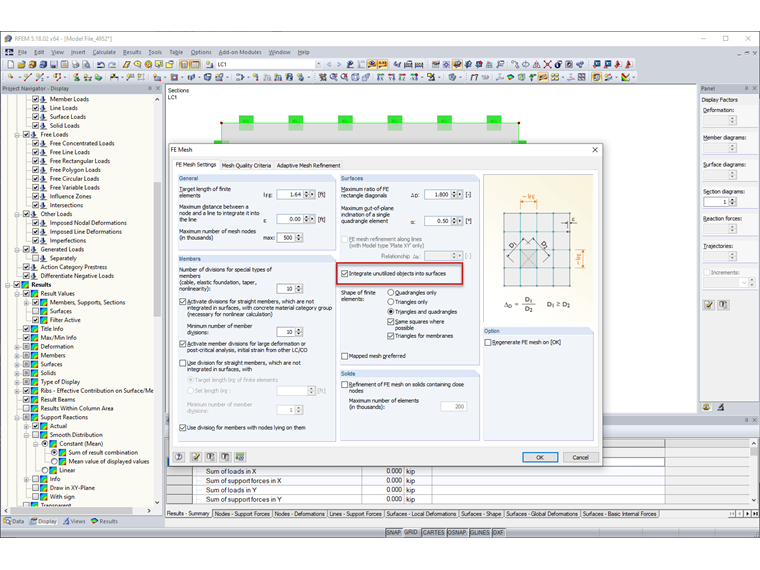 Unutilized Objects with Meshing