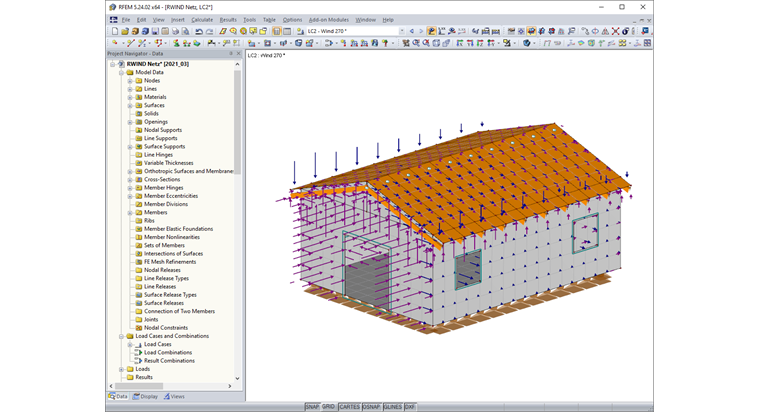 Generated Load Case from RWIND Simulation