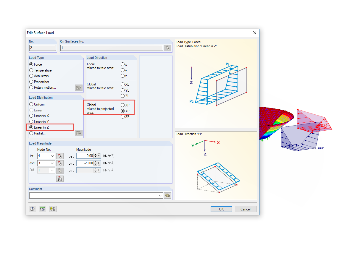 Horizontal Load on Hopper-Shaped Surface