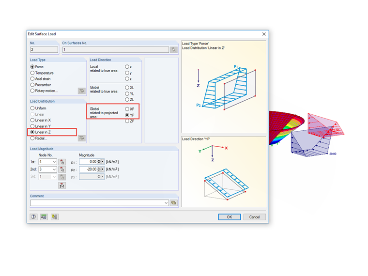 Horizontal Load on Hopper-Shaped Surface
