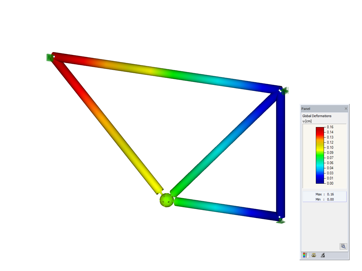 Spherical Space Frame Connector, Deformation