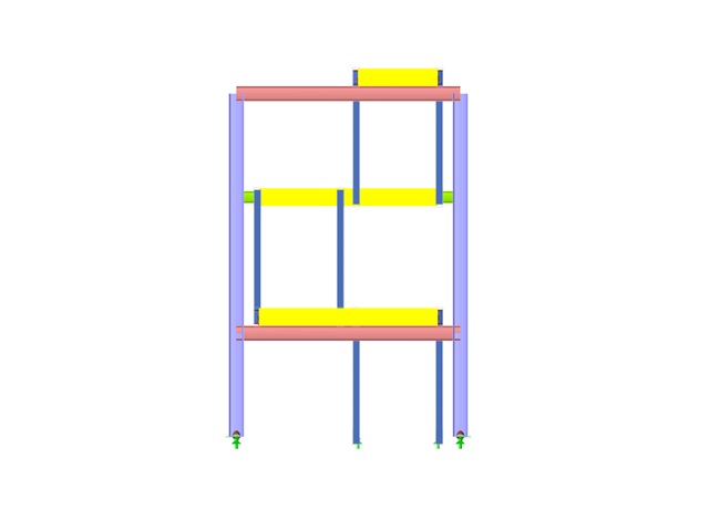 Stair Tower, X-Axis Direction View