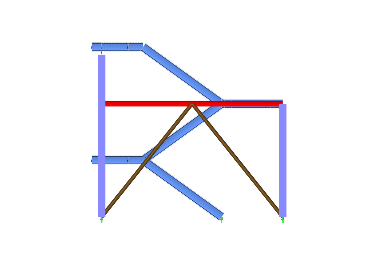Stair Tower, Y-Axis Direction View