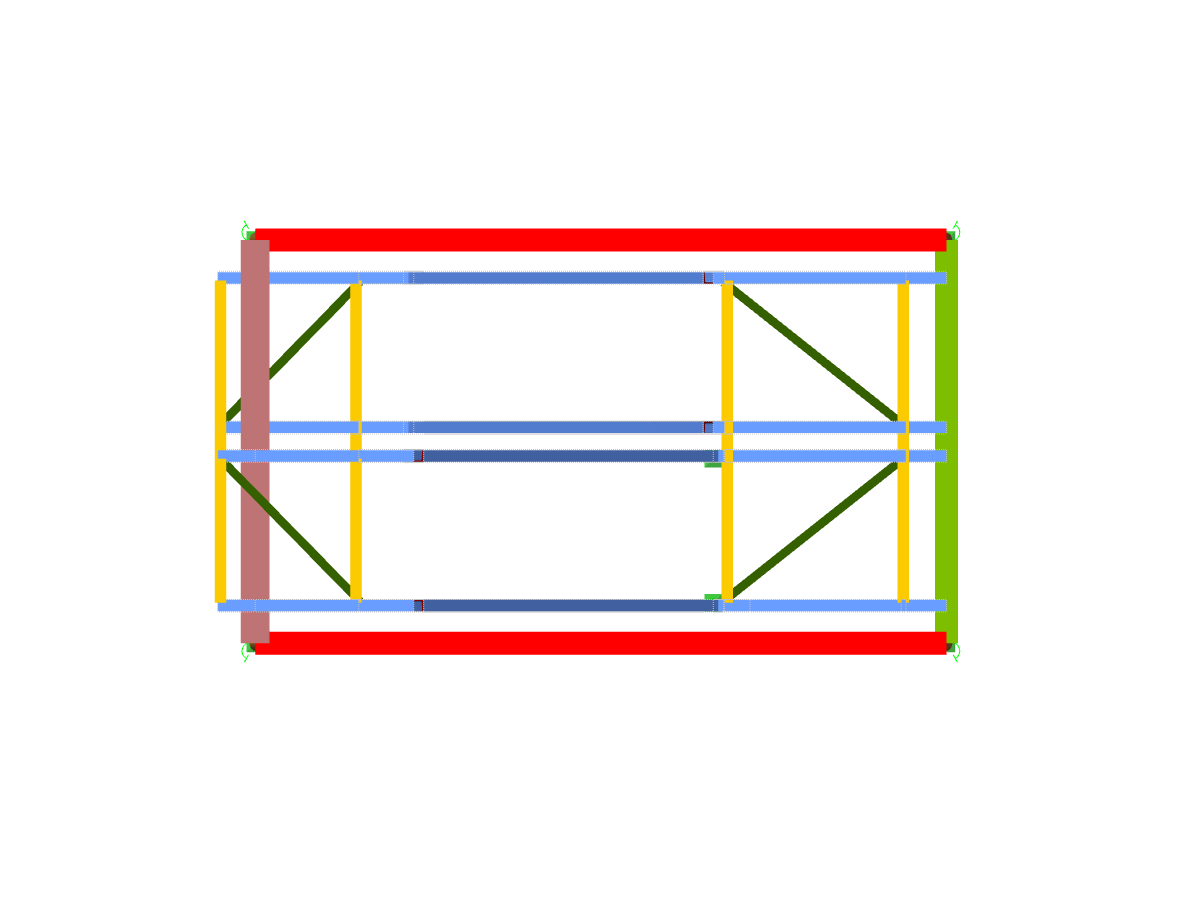 Stair Tower, View in Direction of Z-Axis