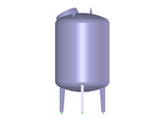 Steel Tank Stability, Ansicht in Richtung der X-Achse