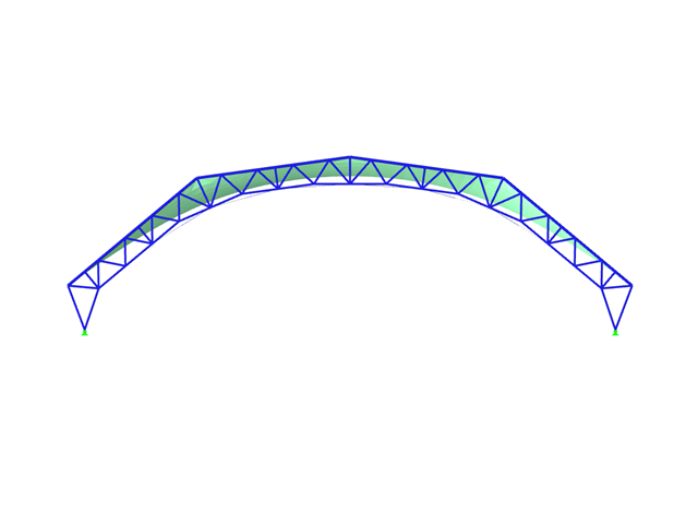 Steel Membrane Structure, Y-Axis Direction View