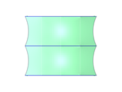 Steel Membrane Structure, Z-Axis Direction View