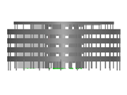Office Building, Y-Axis Direction View