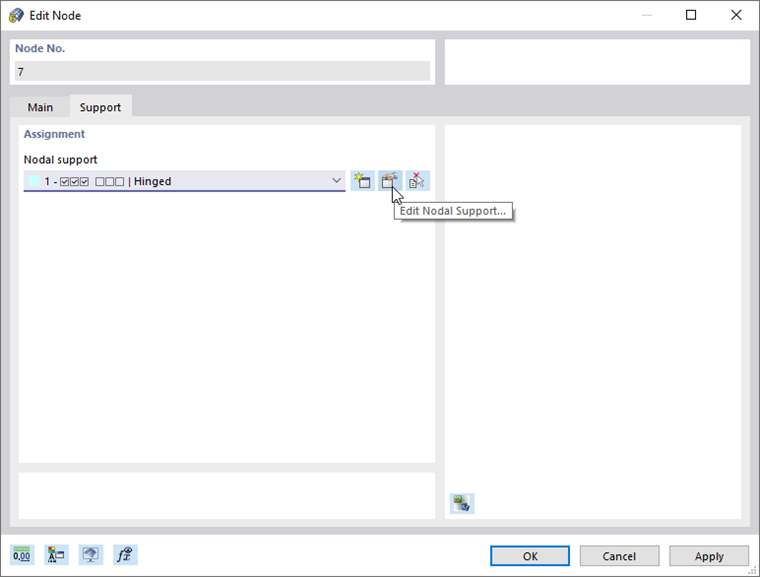Button for Editing Object Type