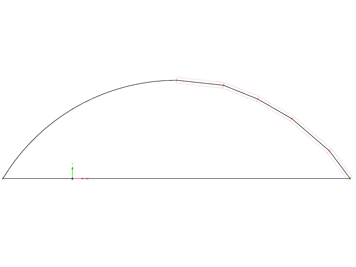 Curved Member as Set of Members
