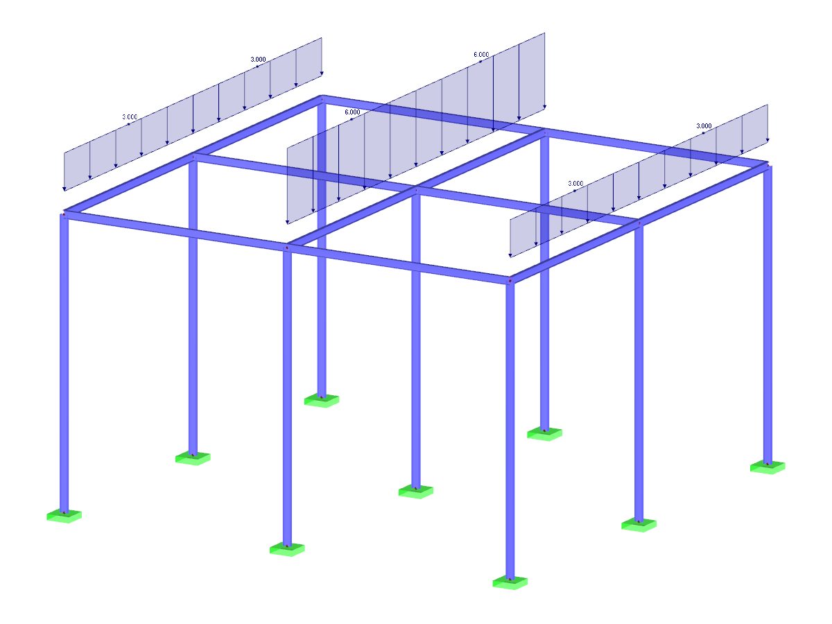 Transfer from Surface Loads to Member Loads