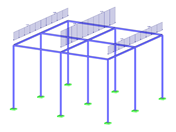 Transfer from Surface Loads to Member Loads