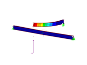 Beam with Nodal Release