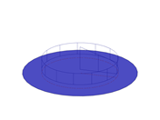 Circular Surface with Free Circular Load