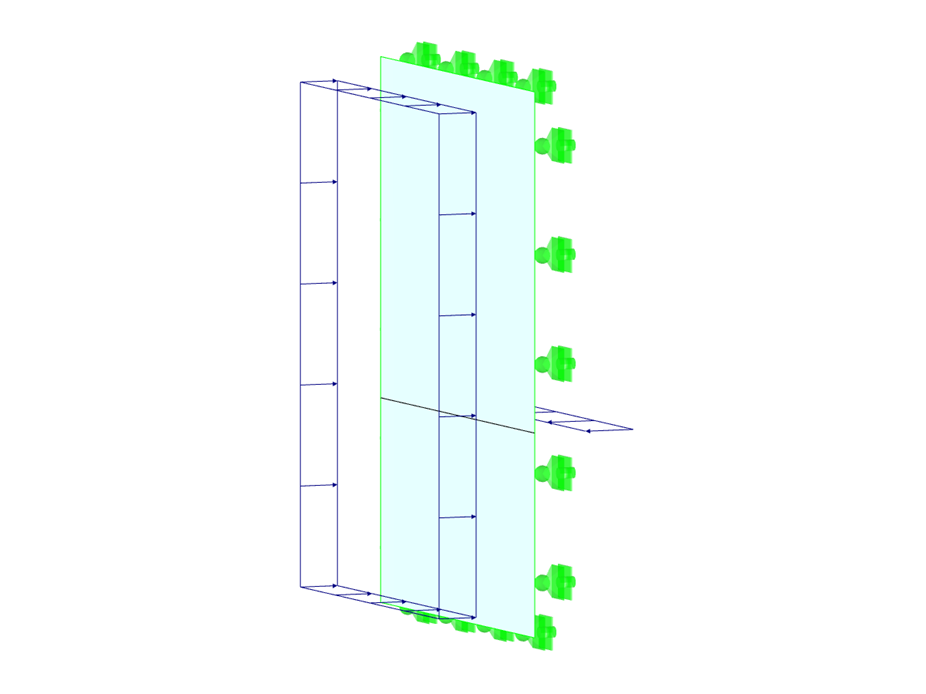 Insulating Glass Pane with Loading on both Sides