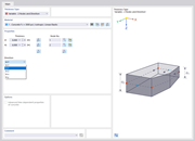Defining Variable Thickness via Two Nodes and Direction