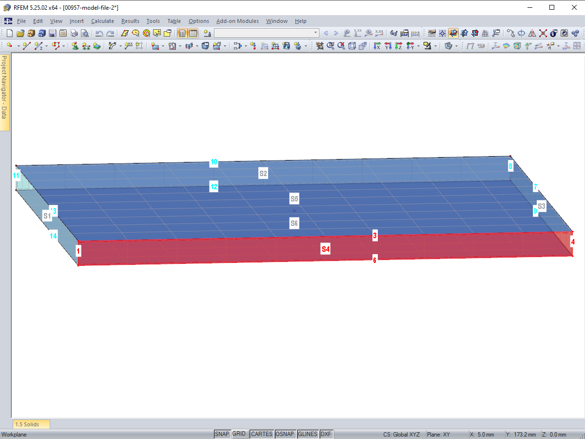 Lateral Surface F4 with Four Boundary Lines
