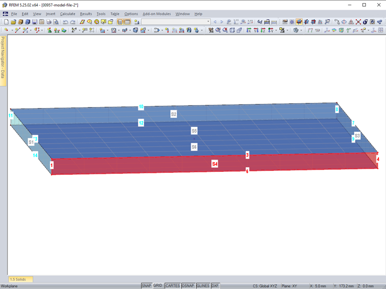 Lateral Surface F4 with Four Boundary Lines