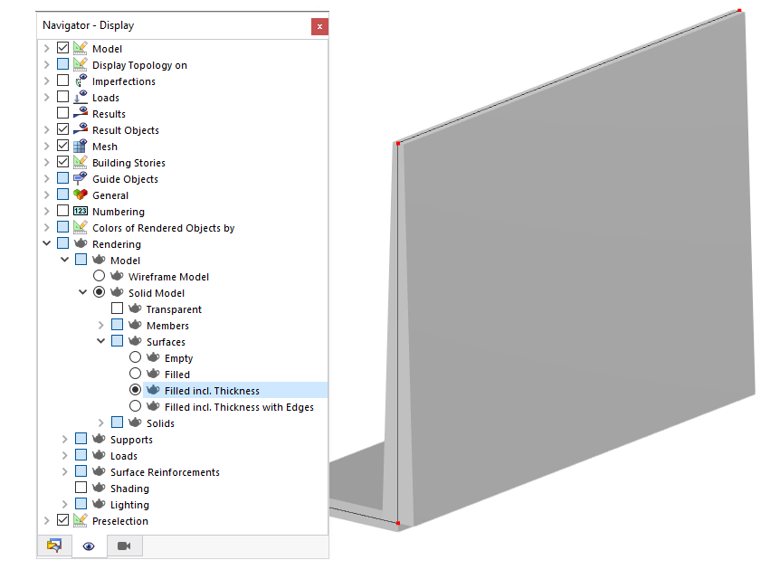 Checking Thickness Type in Solid Model