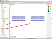 Displaying Contact Force of Member Elastic Foundation