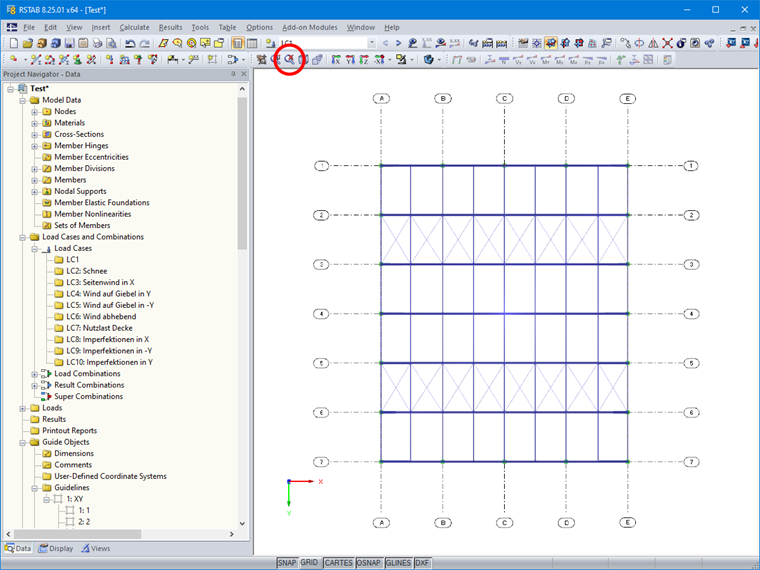 View with Considering Guide Objects
