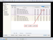 FAQ 005017 | Where can I find the determined support forces for the crane runway girder? At the bottom flange of the crane runway girder or in the shear center of the cross-section?