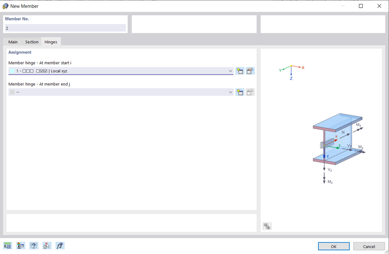 Assigning Member Hinge