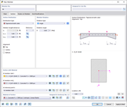 Defining Member with Tapered Cross-Section on Both Sides