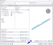 Defining Member with Offset on Both Sides and Flush Flange