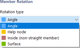 Selecting Rotation Type