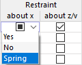 Selecting Restraint Spring