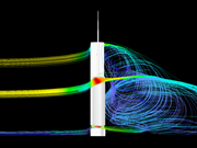 Federation Tower, Wind Streamlines