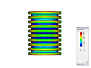 Pull Inflation, Z-Axis Direction View, Deformation