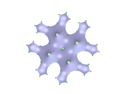 Deformed FE Mesh After Form-Finding, Z-Axis Direction View