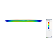 Gas Solid Inflated Foil Cushion, Y-Axis Direction, Deformation