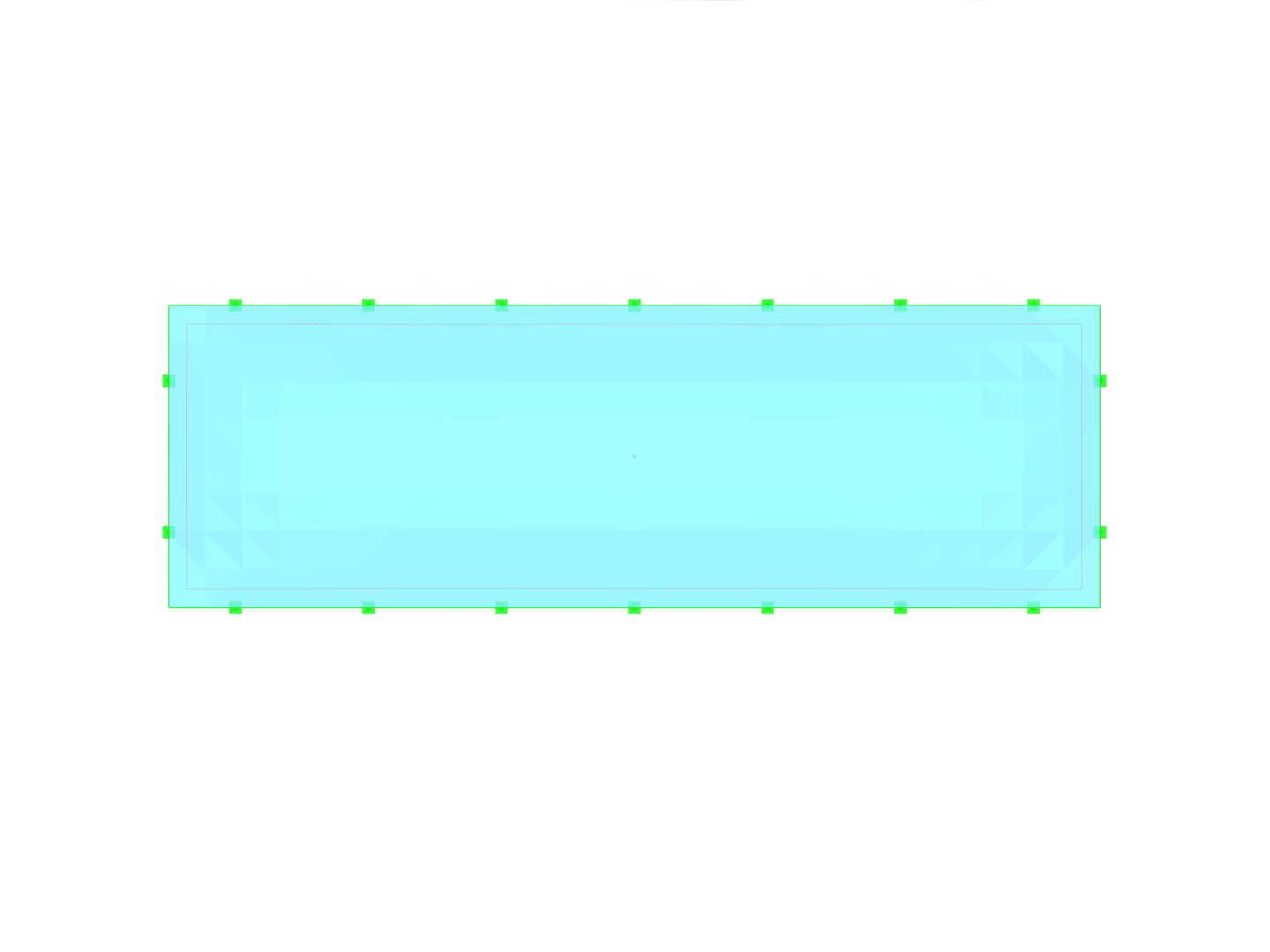 Gas Solid Inflated Foil Cushion, Z-Axis Direction View