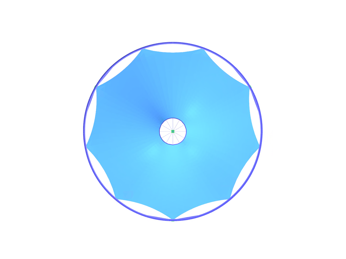 Form-Finding, Z-Axis Direction View