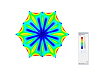 Circle Tent, Z-Axis Direction View, Deformation