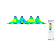 Tent Structure, Y-Axis Direction View, Deformation