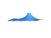 Membrane Roof, Y-Axis Direction View