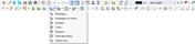 Toolbar with List Button "New Rectangular Surface"